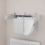 HF-RACK-700-W-SCANDI-CU05 - Glide Foldable Wall Mounted Clothes Rack 700mm - White HF-RACK-700-W-SCANDI-CU05 - Glide Foldable Wall Mounted Clothes Rack 700mm - White